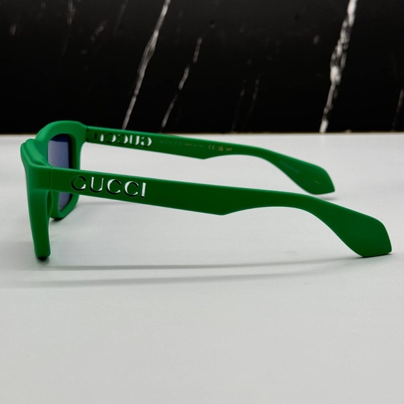 NEW GG1571S 004 GUCCI GREEN BLUE UNISEX GUCCI SUNGLASSES - Picture 7 of 13